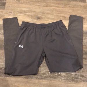 Women’s grey fitted athletic pants - Under Armour